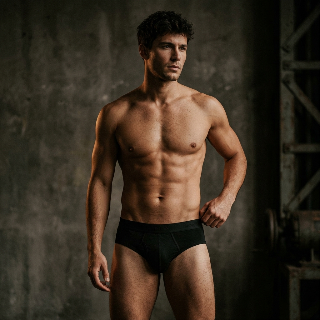 Modelo masculino en ropa interior Sifi Revangelo